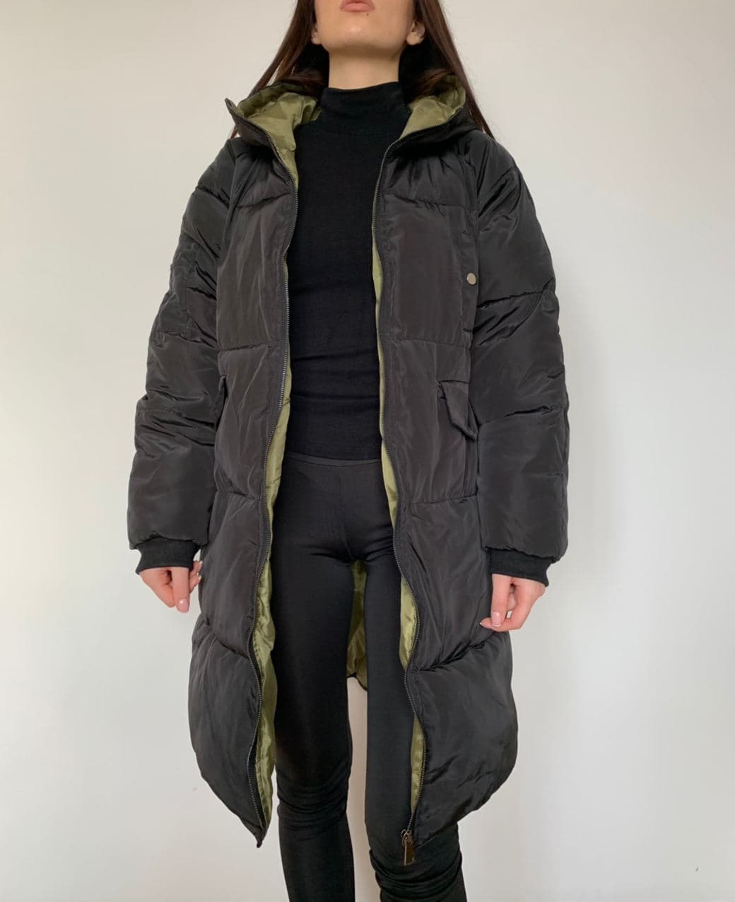 Длинная теплая зимняя куртка с капюшоном купить недорого в интернет ...