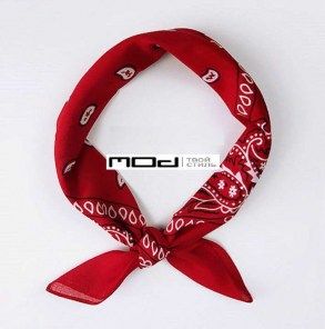 Хлопковая бандана с узорами фото