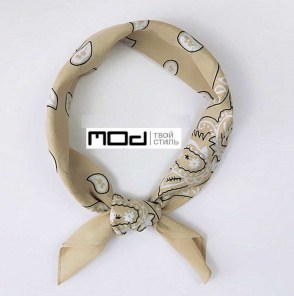 Хлопковая бандана с узорами фото