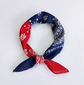 Хлопковая бандана с узорами фото