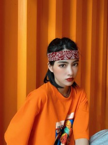 Платок бандана с принтом фото