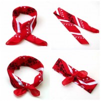 Повязка на голову тканевая со звездами фото