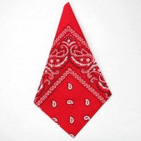 Платок квадратный бандана с рисунком фото