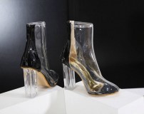 Босоножки высокие прозрачные на каблуке фото