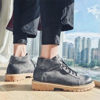 Высокие ботинки на шнуровке для мужчин фото