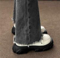 Женские ретро туфли на толстой подошве фото