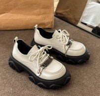 Женские ретро туфли на толстой подошве фото