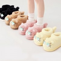 Тапочки chikoku Green-Eyed Shiba желтые плюшевые собачка с бирюзовыми глазками фото