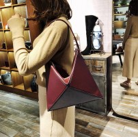 Треугольная женская сумка фото