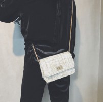 Небольшая шерстяной женский клатч фото