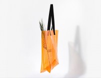 Большая прозрачная сумка с надписью фото