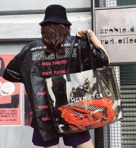 Вместительная прозрачная сумка фото