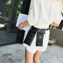 Женская сумка ремень 2 кармана фото