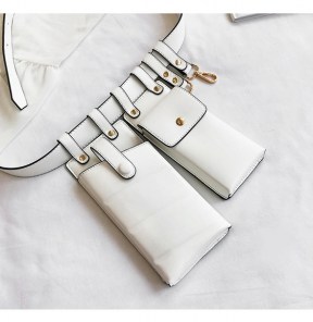 Женская сумка ремень 2 кармана фото