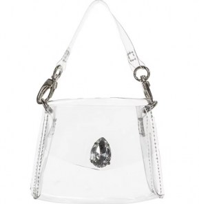 Женская микро сумочка полностью прозрачная фото