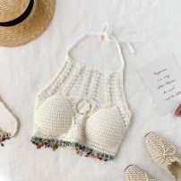 Топ синглет летний вязаный фото