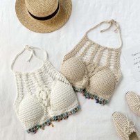 Топ синглет летний вязаный фото