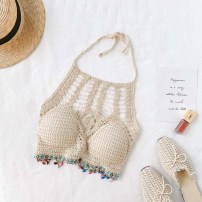 Топ синглет летний вязаный фото