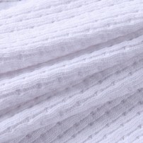 Плотный вязаный топ на пуговицах фото