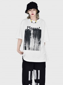 Оверсайз футболка Please фото