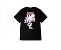 Футболка с розовым фламинго на спине фото