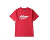 Футболка с надписью Okay фото