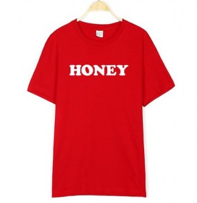 Летняя однотонная футболка HONEY фото