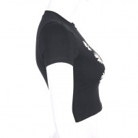 Кроп топ с ромашками фото