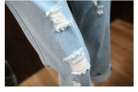Женские рваные свободные джинсы BoyFriends фото