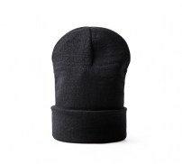 Однотонная высокая шапка фото