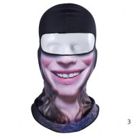 Балаклава с рисунком масок для лица фото