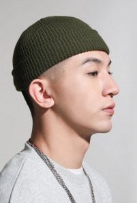 Легкая короткая шапка докер фото