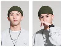 Легкая короткая шапка докер фото