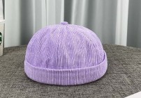 Вельветовая кепка бини без козырька фото