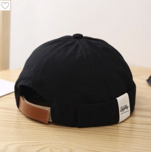 Молодежная кепка без козирька на липучке - докерка фото