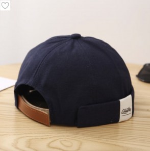 Молодежная кепка без козирька на липучке - докерка фото