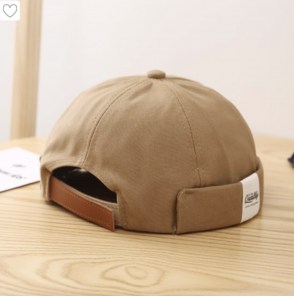 Молодежная кепка без козирька на липучке - докерка фото