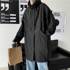 Мужская куртка тренч свободная мужская