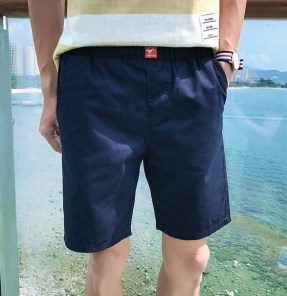Однотонные мужские шорты на лето фото
