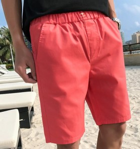 Однотонные мужские шорты на лето фото