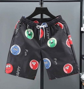 Мужские летние пляжные шорты с мультяшным рисунком фото