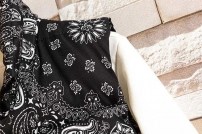 Мужская безрукавка дутая с узорами фото