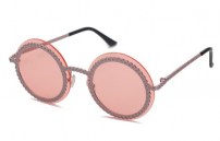 Женские круглые очки с бусинами фото