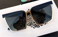 Солнцезащитные большие квадратные очки для девушек фото