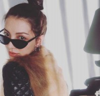 Ретро очки в форме кошачий глаз фото