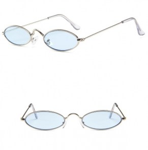 Очки с прозрачными линзами в тонкой оправе фото