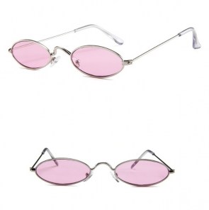 Очки с прозрачными линзами в тонкой оправе фото