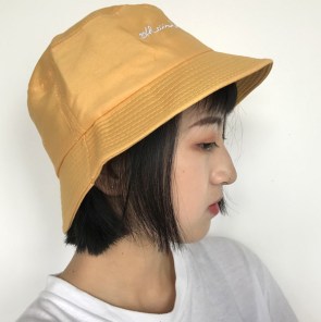 Хлопковая панамка с длинной надписью фото