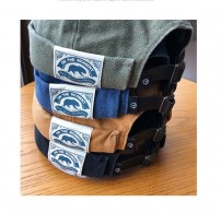 Крутая кепка без козырька с большой лейбой фото