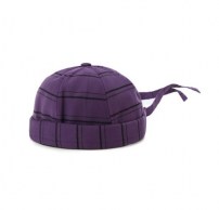 Модная кепка без козырька в клетку фото